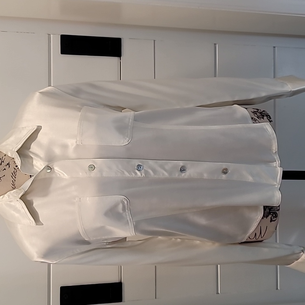 Gorgeous Ivory/White Long Sleeve Blouse